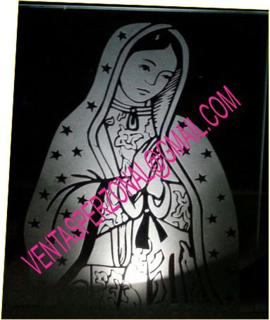 VIRGEN EN VIDRIO