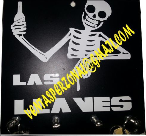 PLACA CON VINIL(LLAVES)